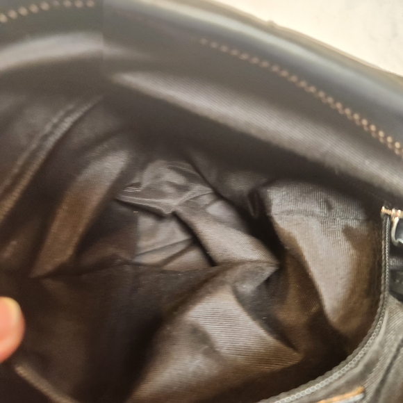 Coach Signature Optic Chain Shoulder Bag Black And Silver - Picture 10 of 10